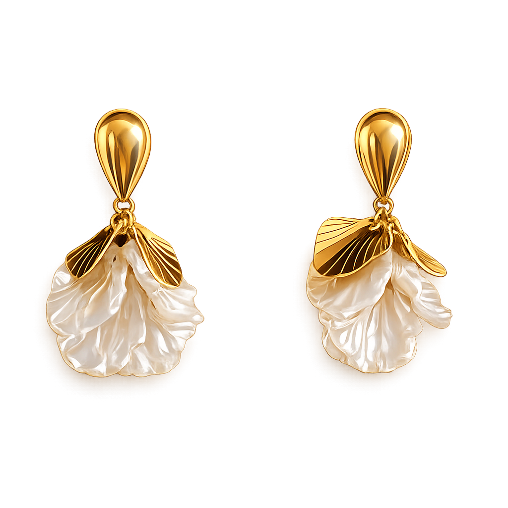 Dainty Flower Dangle Earrings