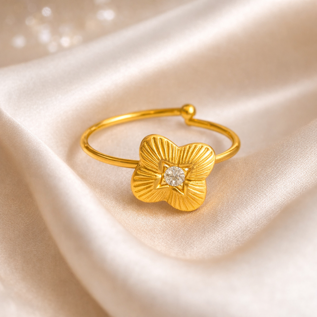 Adjustable Petal Ring