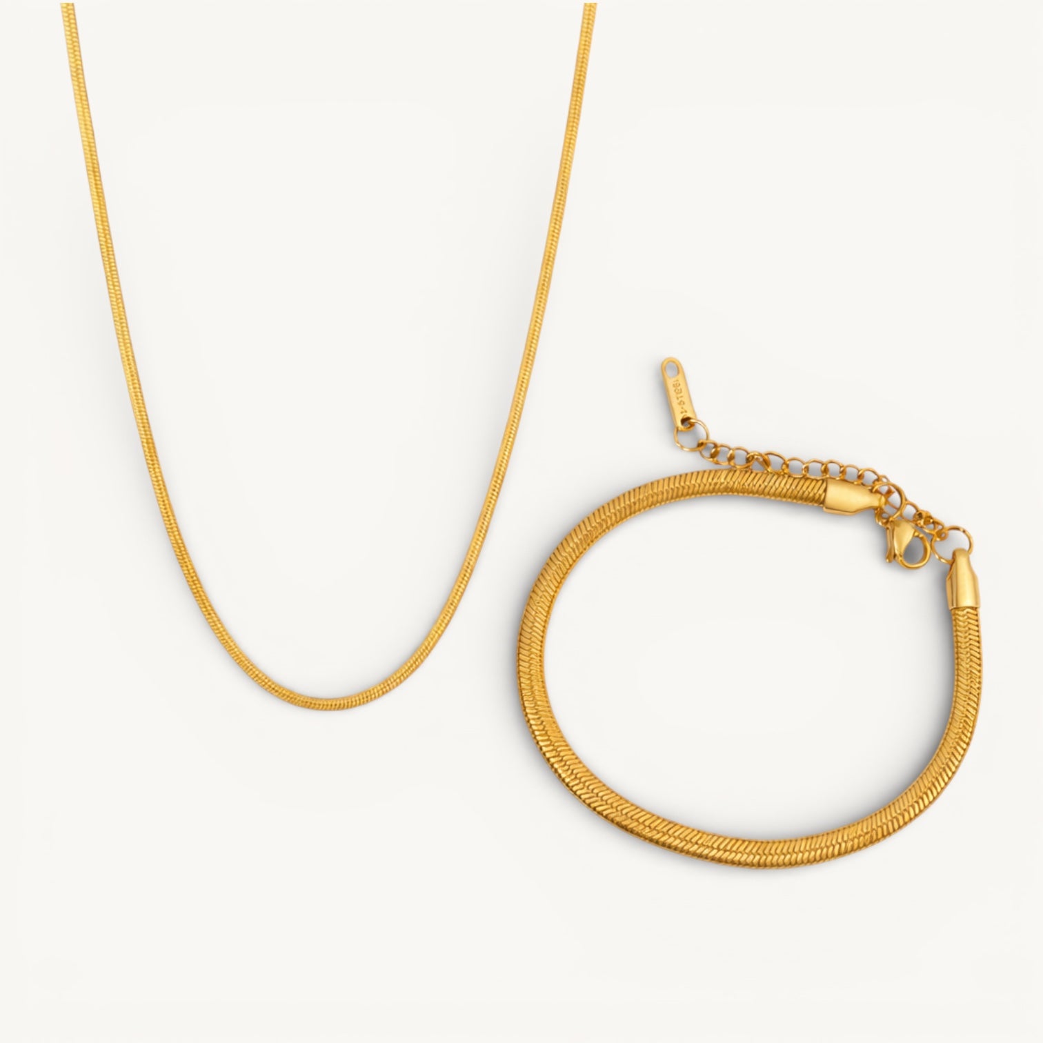 Snake Chain With Bracelet