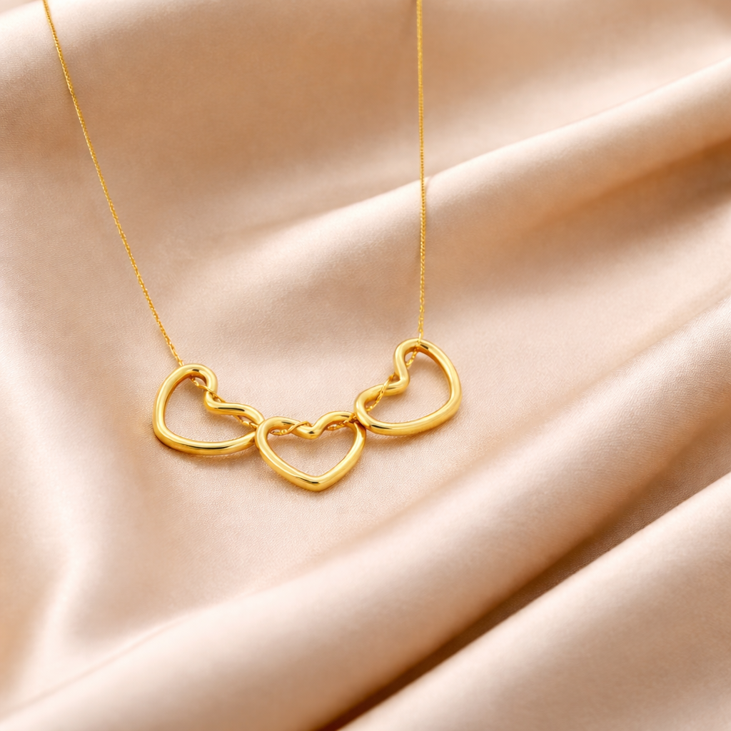 Trinity Heart Necklace