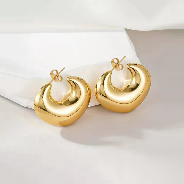 Chunky Statement Hoop Earrings