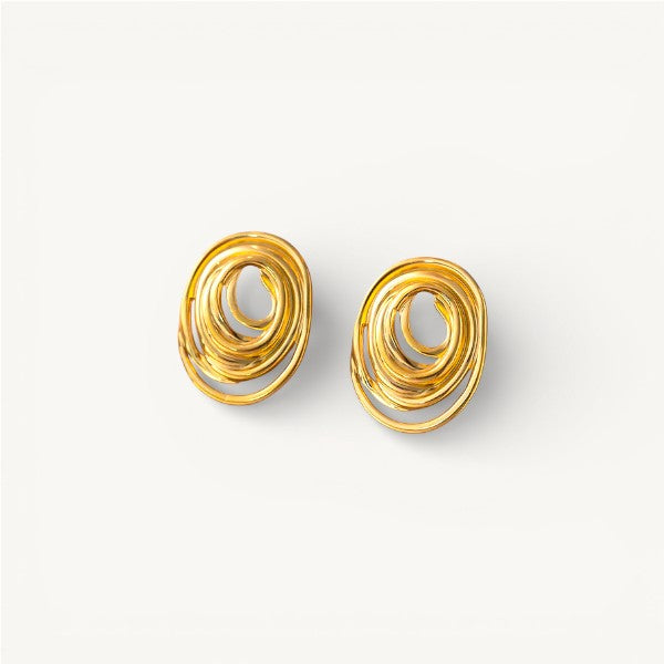 Spiral Stud Earrings