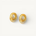 Spiral Stud Earrings