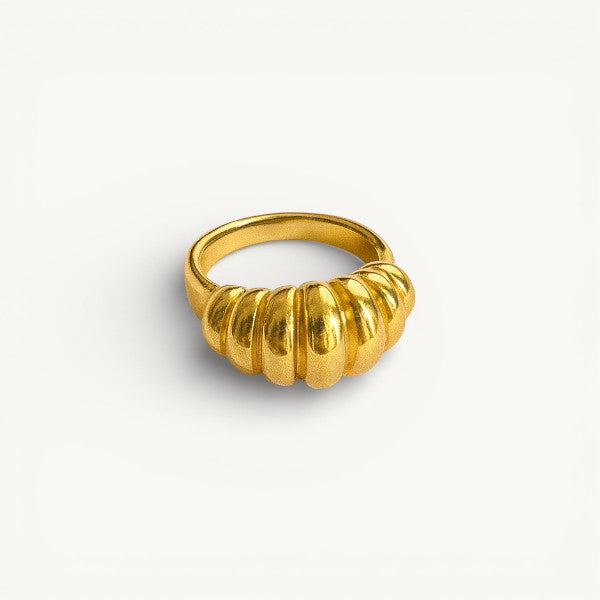 The Aurelia Croissant Dome Ring