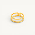Adjustable Bamboo Joint Ring