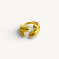 Liquid Gold Wrap Ring