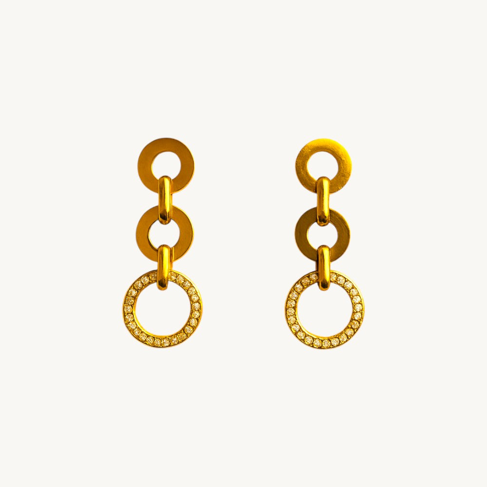 Gold Fluted U-Hoops