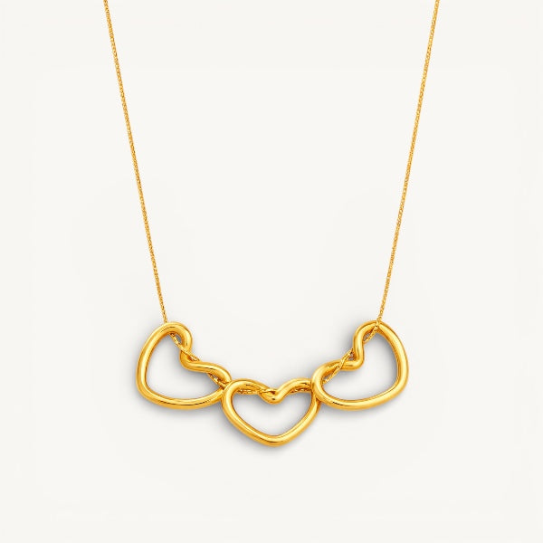 Trinity Heart Necklace