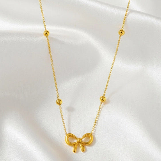 Bow Necklace