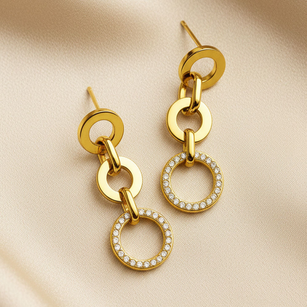 Gold Fluted U-Hoops